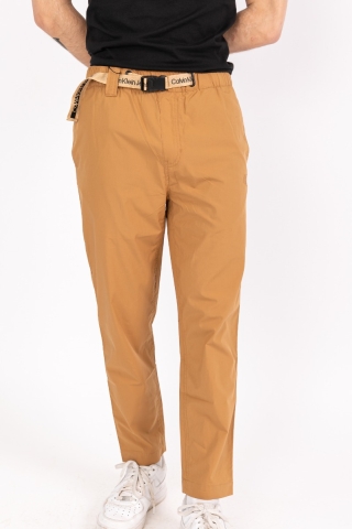 Pantalone in tela con cintura Calvin Klein J30J320589 GE4