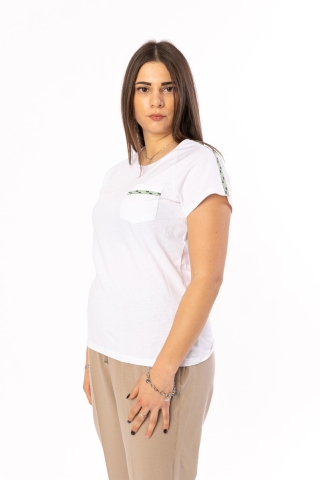 T-shirt bianca Elena Mirò G432