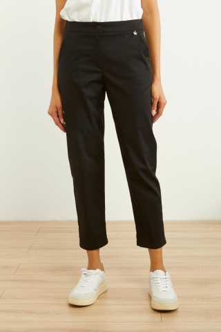 Pantalone con elastico sul retro Souvenir D31E1124 nero