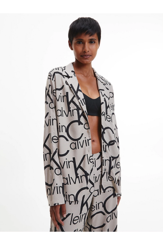 Giacca pigiama logata Calvin Klein 000QS68478E 5VM