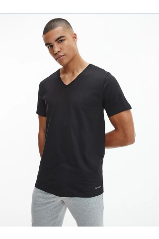 T-Shirt scollo V Calvin Klein 000NB4012A 001