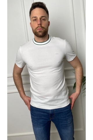 T-Shirt in pique di cotone Lacoste TH8174 001