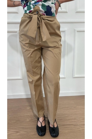 Pantaloni leggeri in popeline di cotone Emme Marella Lover 002