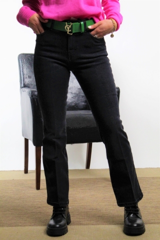 Jeans trombetta elasticizzato Vicolo DZ5007 nero