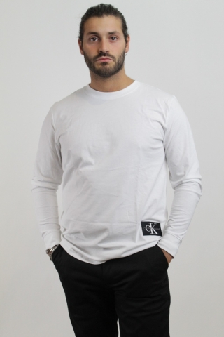 T-Shirt in cotone con logo Calvin Klien J30J319312 YAF
