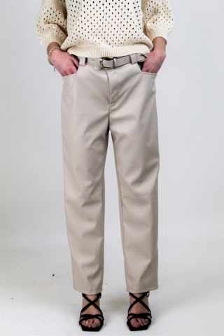 Pantaloni in similpelle vita alta Imperial P3W1