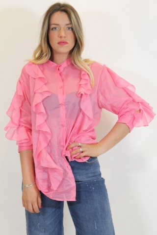 Camicia rouge King Kong rosa