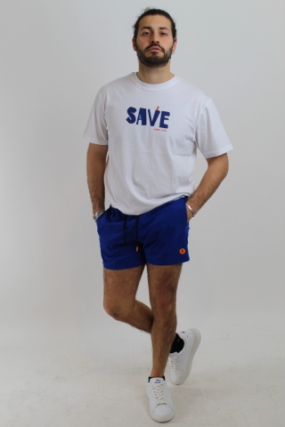 T-shirt con stampa Save the Duck besy16 DT1198M 00000