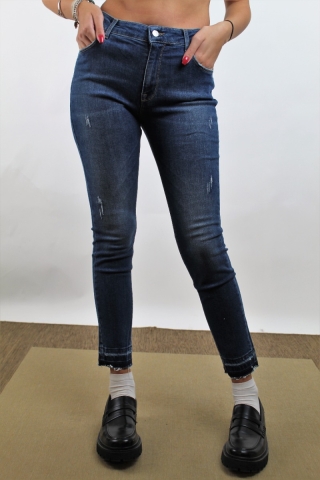 Jeans sfrangiato skinny margot Vicolo DR5010