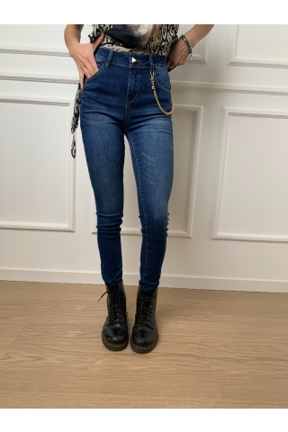 Jeans skinny con catena Gaudì BD26007 00