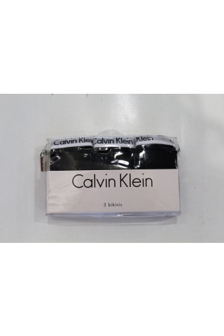 Slip Calvin Klein 3 pack bikinis QD3588E-001
