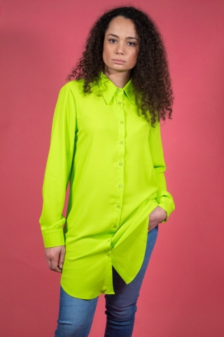 Camicia scivolata Susy Mix 0MY25 verde acido