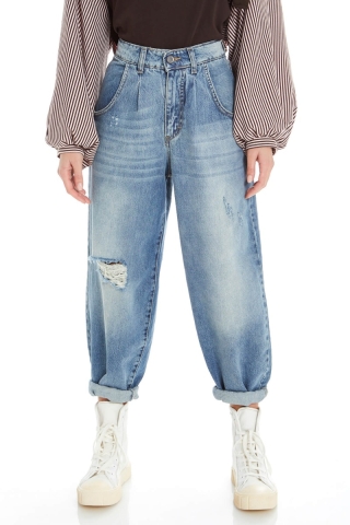 Jeans a palloncino con rotture Souvenir S29M0145