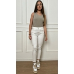 Jeans Margot skinny vita media Vicolo DB5101 bianco