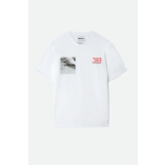 T-shirt bianca in cotone Gas 543833