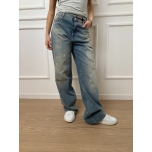 Jeans a palazzo con dettagli in lurex Vicolo DZ5008